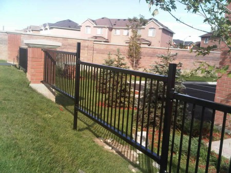Commercial Iron Fence by Jay Fencing