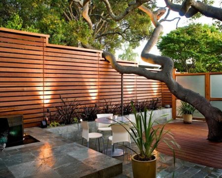 Backyard fence designs