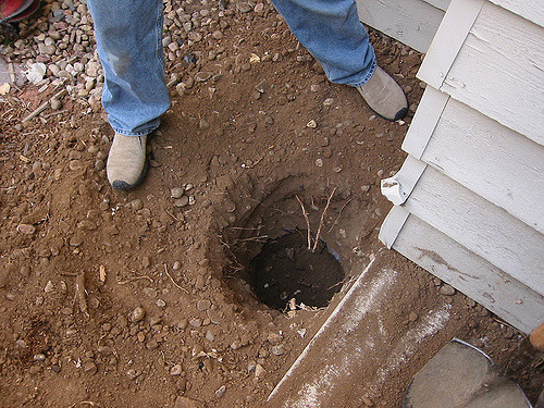 Post hole digging in Kitchener