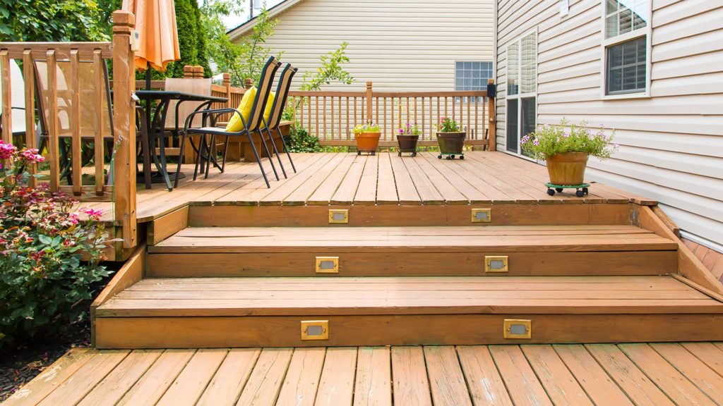 wooden deck